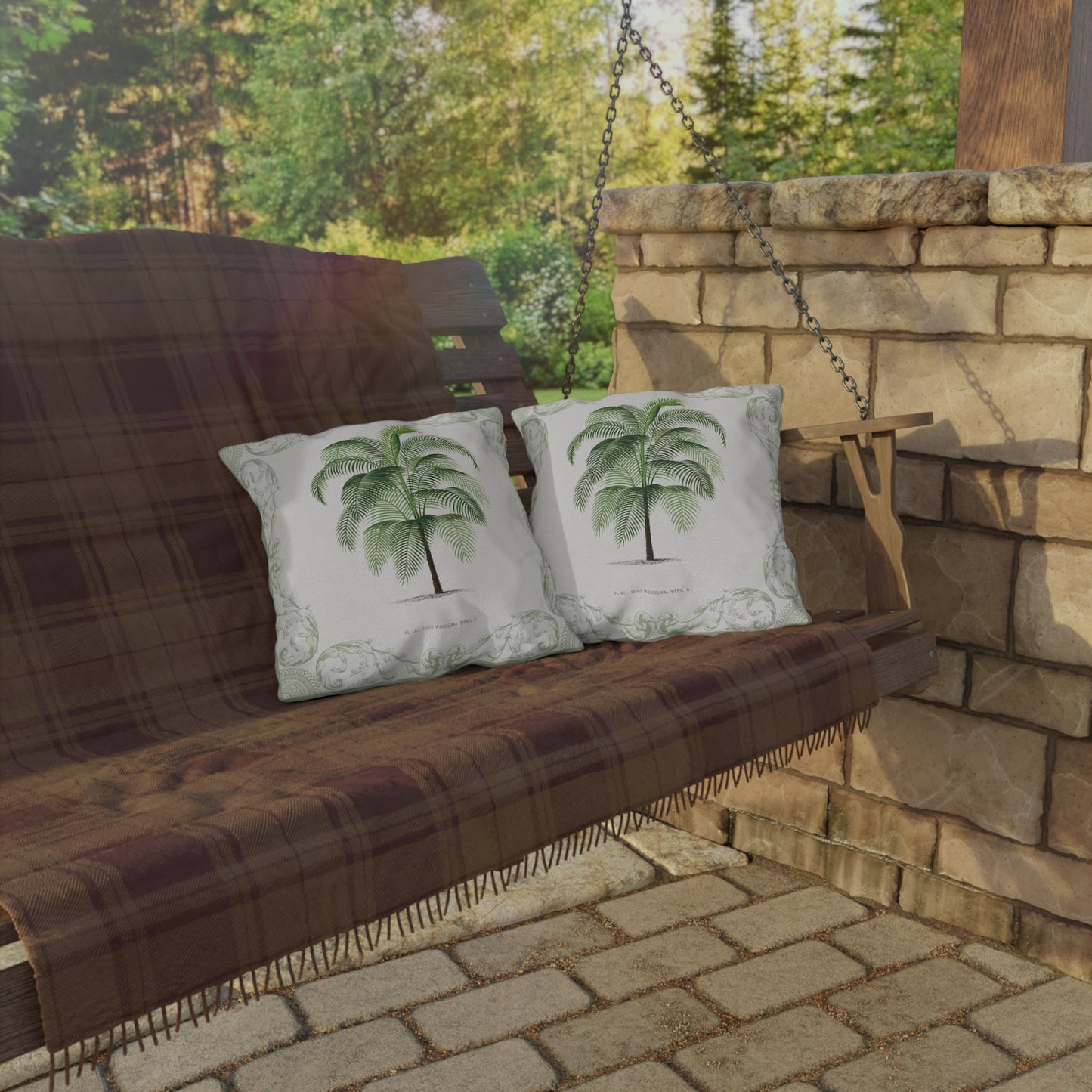 Tropical Oasis Outdoor Pillow