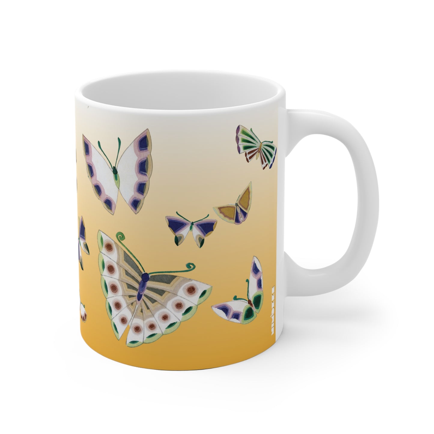 Colorful Butterfly Mug | Kamisaka Sekka's A Thousand Butterflies