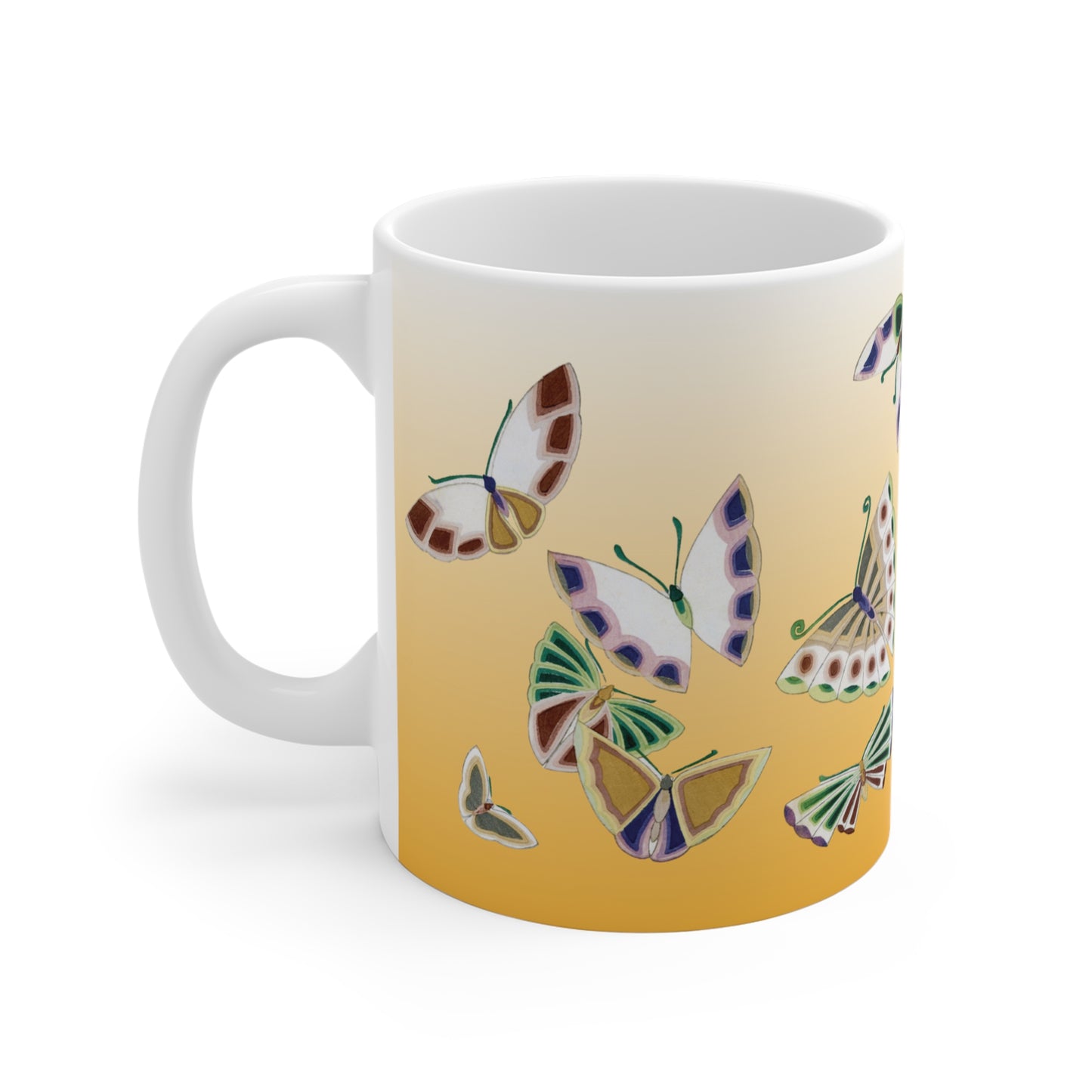 Colorful Butterfly Mug | Kamisaka Sekka's A Thousand Butterflies