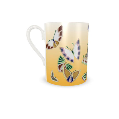 Kamisaka Sekka Cho Senshu A Thousand Butterflies Cup and Saucer