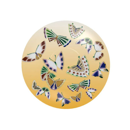 Kamisaka Sekka Cho Senshu A Thousand Butterflies Cup and Saucer