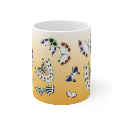 Colorful Butterfly Mug | Kamisaka Sekka's A Thousand Butterflies