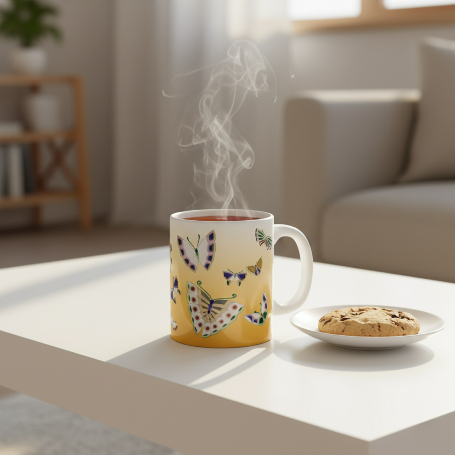 Colorful Butterfly Mug | Kamisaka Sekka's A Thousand Butterflies