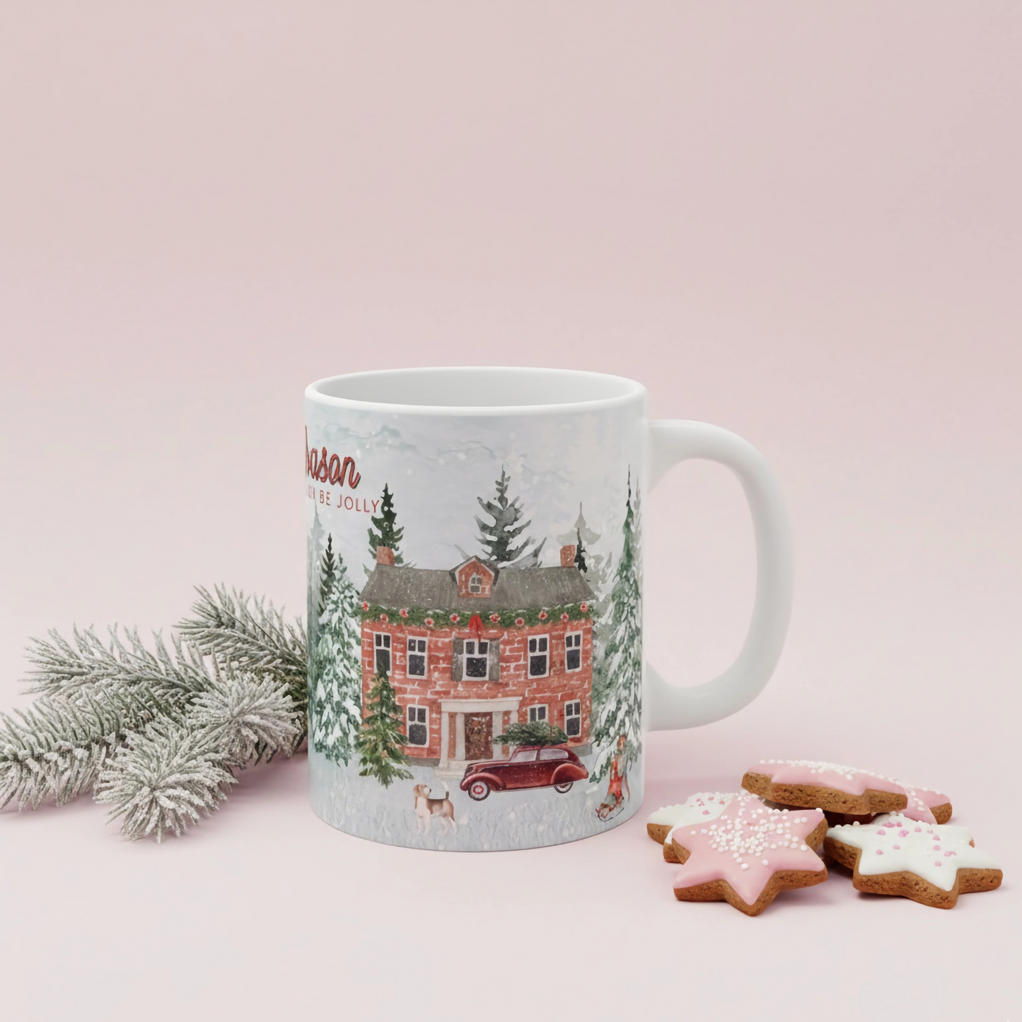 Christmas Ceramic Coffee Mug – Winter Wonderland