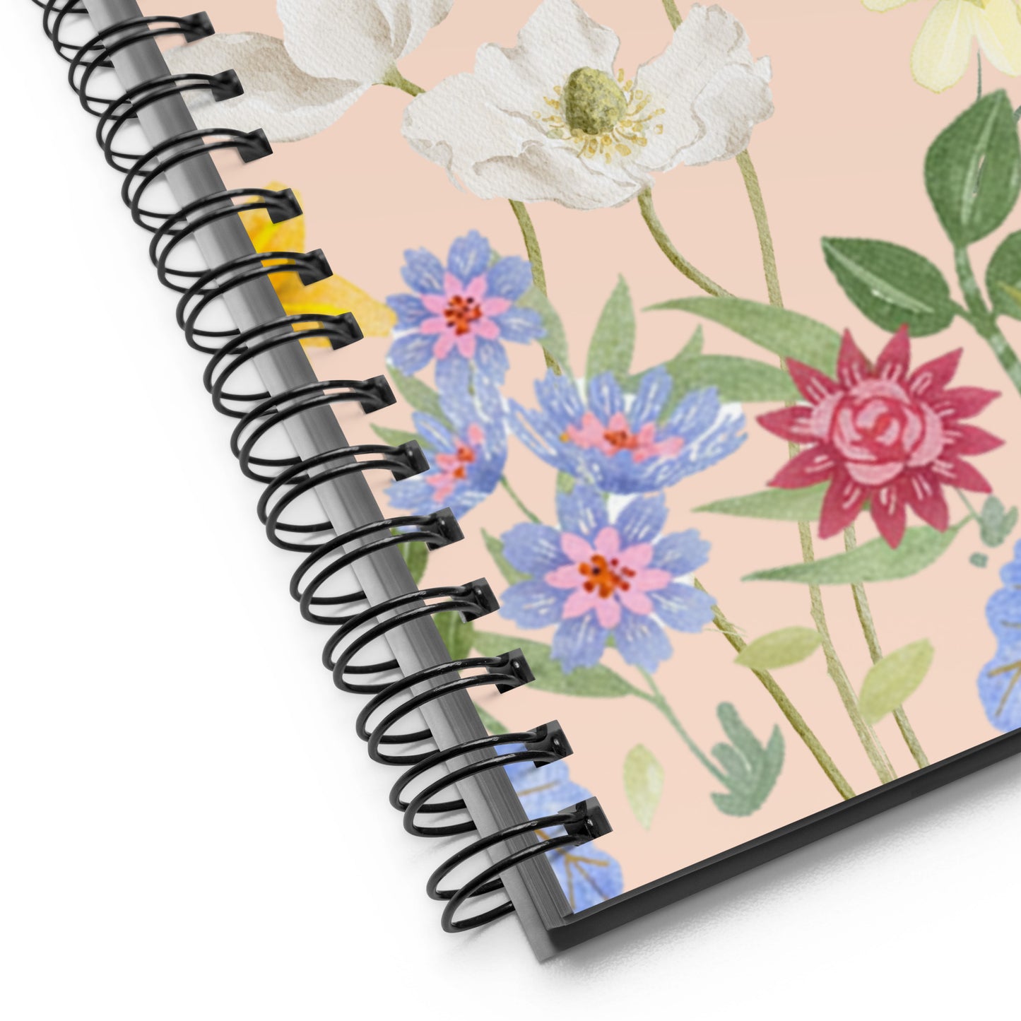 Blush Blooms Spiral Notebook | 140 Dotted Pages